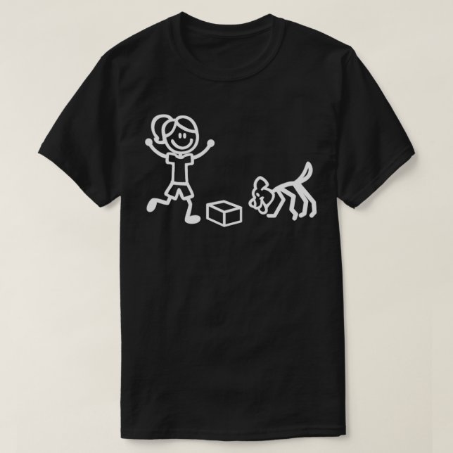 Nosework Stick figurer T Shirt (Design framsida)