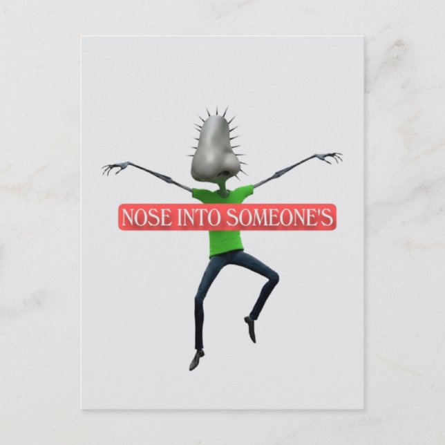 Nosey business vykort (Framsida)