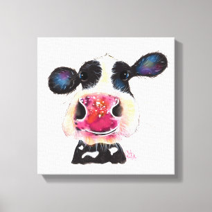 NoSeY CoW ' BuBBLeS' av SHiRLeY MacARTHuR Canvastryck