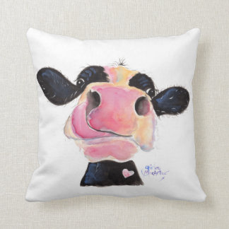 Nosey Cow 'Jammie Jessie' Throw Cushion Kudde