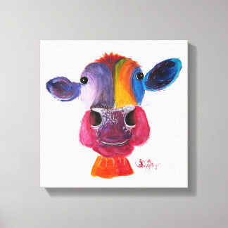 Nosey Cow "LouLou" av Shirley MacArthur Canvastryck