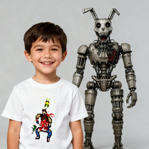 Nosey Robot Animatronic Äventyr T Shirt
