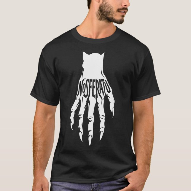 Nosferatu 1922 Greve Orlok Hand T Shirt (Framsida)