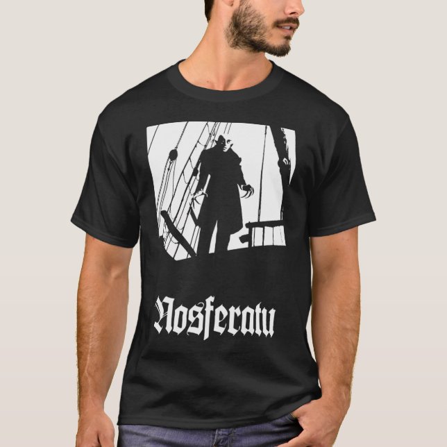 Nosferatu Black Classic T Shirt (Framsida)