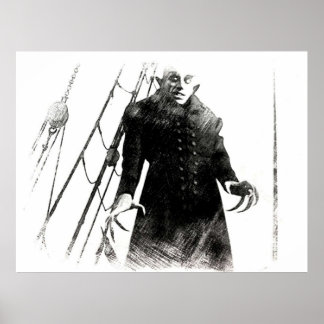 Nosferatu Classic Monster Classic Stil Poster