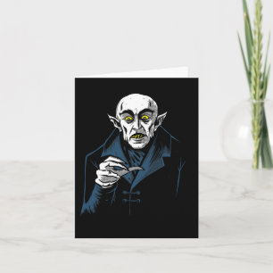 Nosferatu Halloween Vampire Horror Dracula Kort