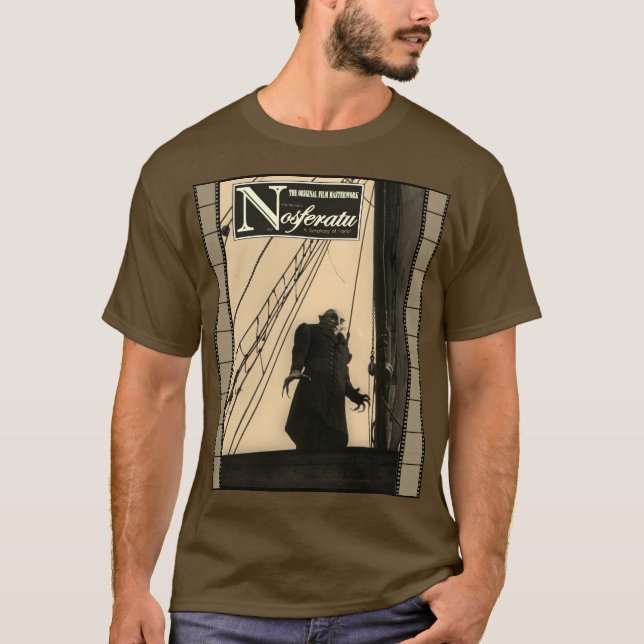 Nosferatu Horror Film T-Shirt (Framsida)