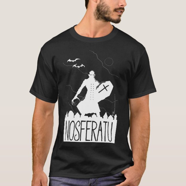 Nosferatu inverterade - T-tröja Tee (Framsida)
