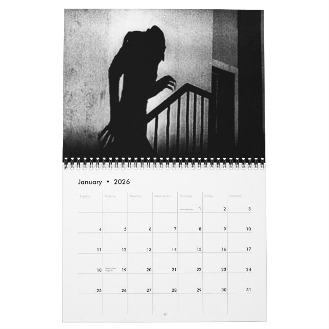 Nosferatu kalendern kalender (Jan 2026)