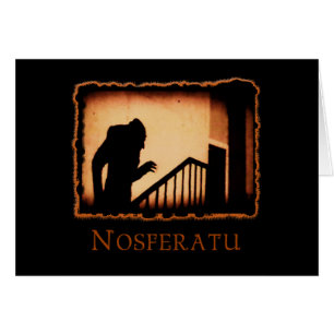 Nosferatu Scary Vampire Products Hälsningskort
