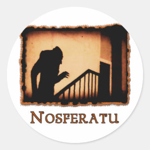 Nosferatu Scary Vampire Products Runt Klistermärke