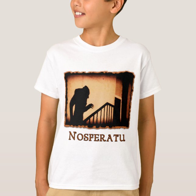 Nosferatu Scary Vampire Products T Shirt (Framsida)