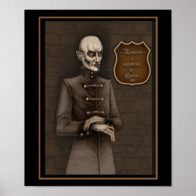 Nosferatu, Symphony of horror Poster (Framsidan)