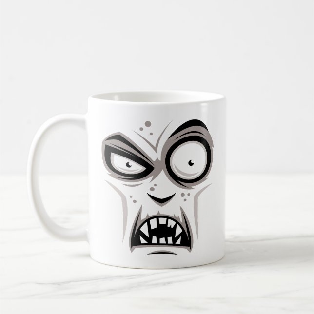 Nosferatu Vampire Ansikte Kaffemugg (Vänster)