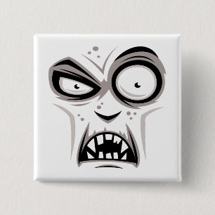 Nosferatu Vampire Ansikte Knapp