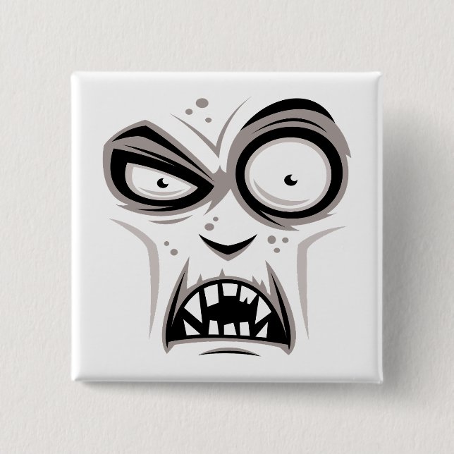 Nosferatu Vampire Ansikte Knapp (Framsida)