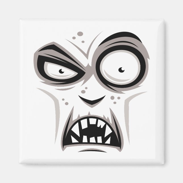 Nosferatu Vampire Ansikte Magnet (Framsidan)