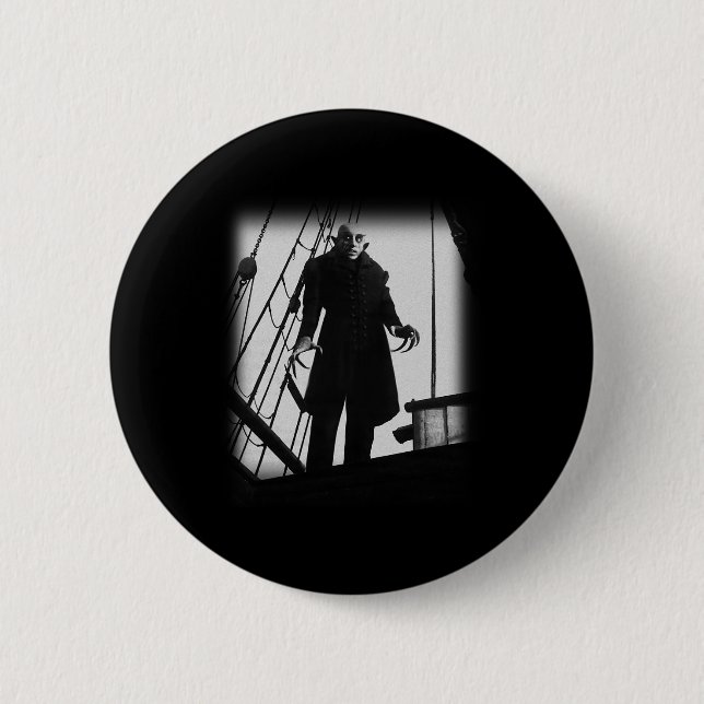 Nosferatu Vampire Horror Dracula Vlad Tepes Poste Knapp (Framsida)
