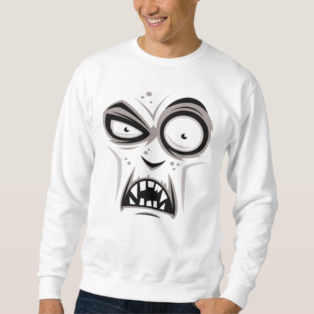 Nosferatu vampyransikte lång ärmad tröja (Framsida)
