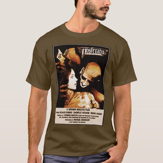 Nosferatu Vampyre Poster T-Shirt (Framsida)