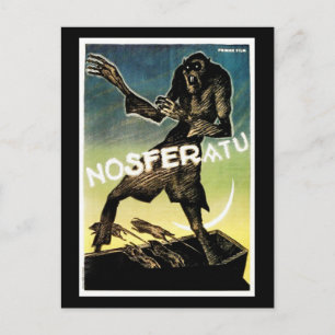 Nosferatu Vintage Movie Poster vykort