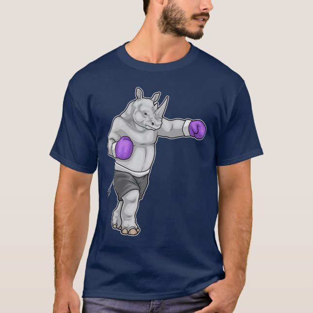 Noshål Boxer Boxningshandskor Boxning T Shirt (Framsida)