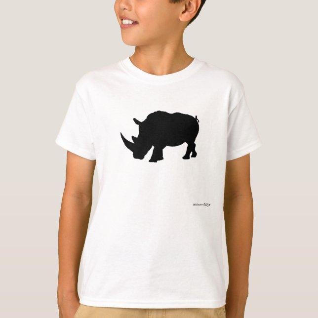 Noshörning 10 tee shirt (Framsida)