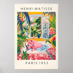 Noshörning i badkar Konsttryck, Matisse Affisch, B Poster