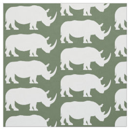 Noshörning i Silhouette Tyg