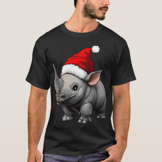 Noshörning jul / Tomte Noshörning T-Shirt