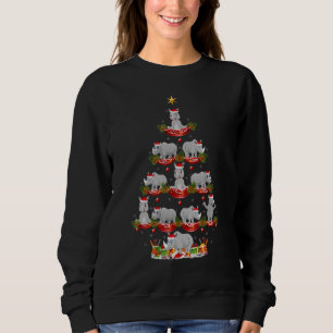 Noshörning Julhelg Tomte Noshörning Julgran T Shirt