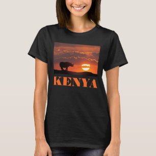 Noshörning på solnedgången, Masai Mara, Kenya T-shirt