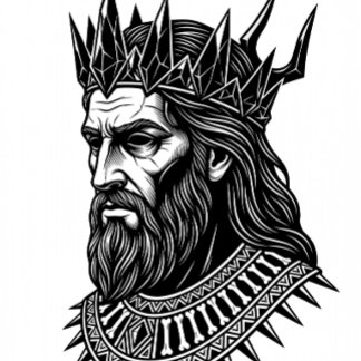 Noshörning Porträtt Monokrom T Shirt