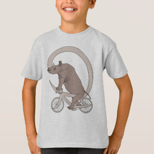 Noshörning som rider med dess Horncykel Tröja