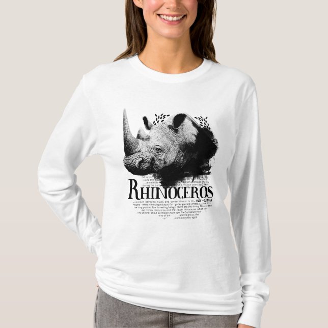 Noshörning Tee (Framsida)