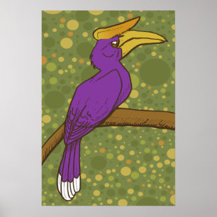 NoshörningHornbill Poster
