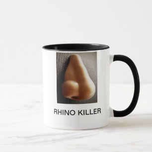 NOSHÖRNINGMÖRDARE MUGG