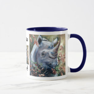 NoshörningRhinos härskar muggen Mugg