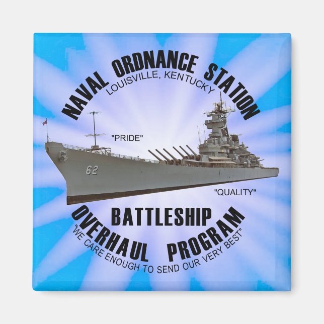 NOSL Battleshöftsåterställningsprogram Magnet Blue (Framsidan)