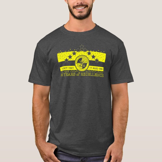 NOSL-Gult 55 år av spetskompetensförskjutning T Shirt (Framsida)