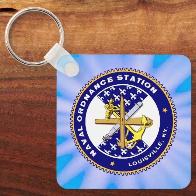 NOSL-Logotyp/batterilivslyckelkedja Nyckelring (Framsida)