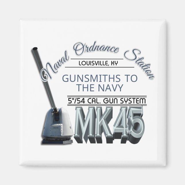 NOSL Mk45 Gun Systems Magnet (Framsidan)