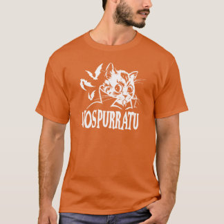 NosPURRatu Kitty med huggtänder Vampire Katt och f T Shirt