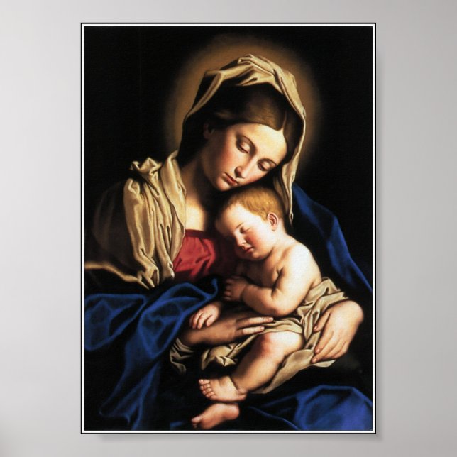 Nossa Senhora e o menino Jesus Poster (Framsidan)