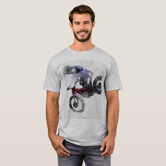 Nosställ - Motocross Rider T Shirt (Hel framsida)