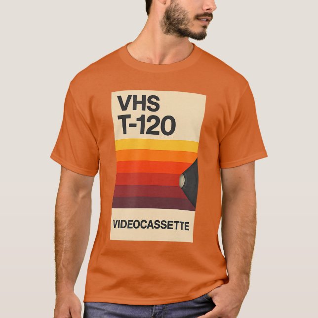 Nostalgi Analog Video vintage T Shirt (Framsida)