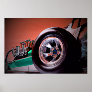 Nostalgi Dragster Poster