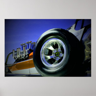 Nostalgi Dragster Poster