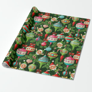 Nostalgi: Elves & Ornaments Presentpapper