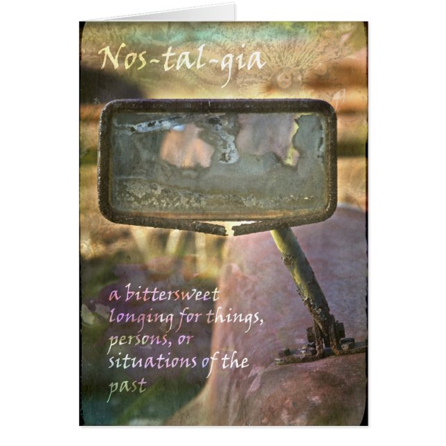 nostalgi hälsningskort (Framsidan)